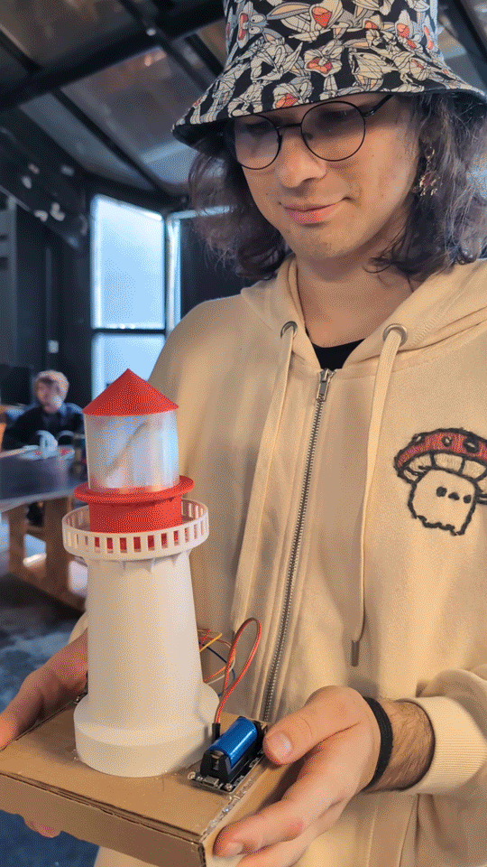 Demonstrasjon av fyret