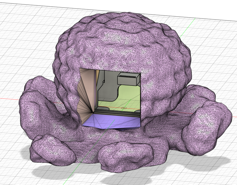 Helklet blekksprut design