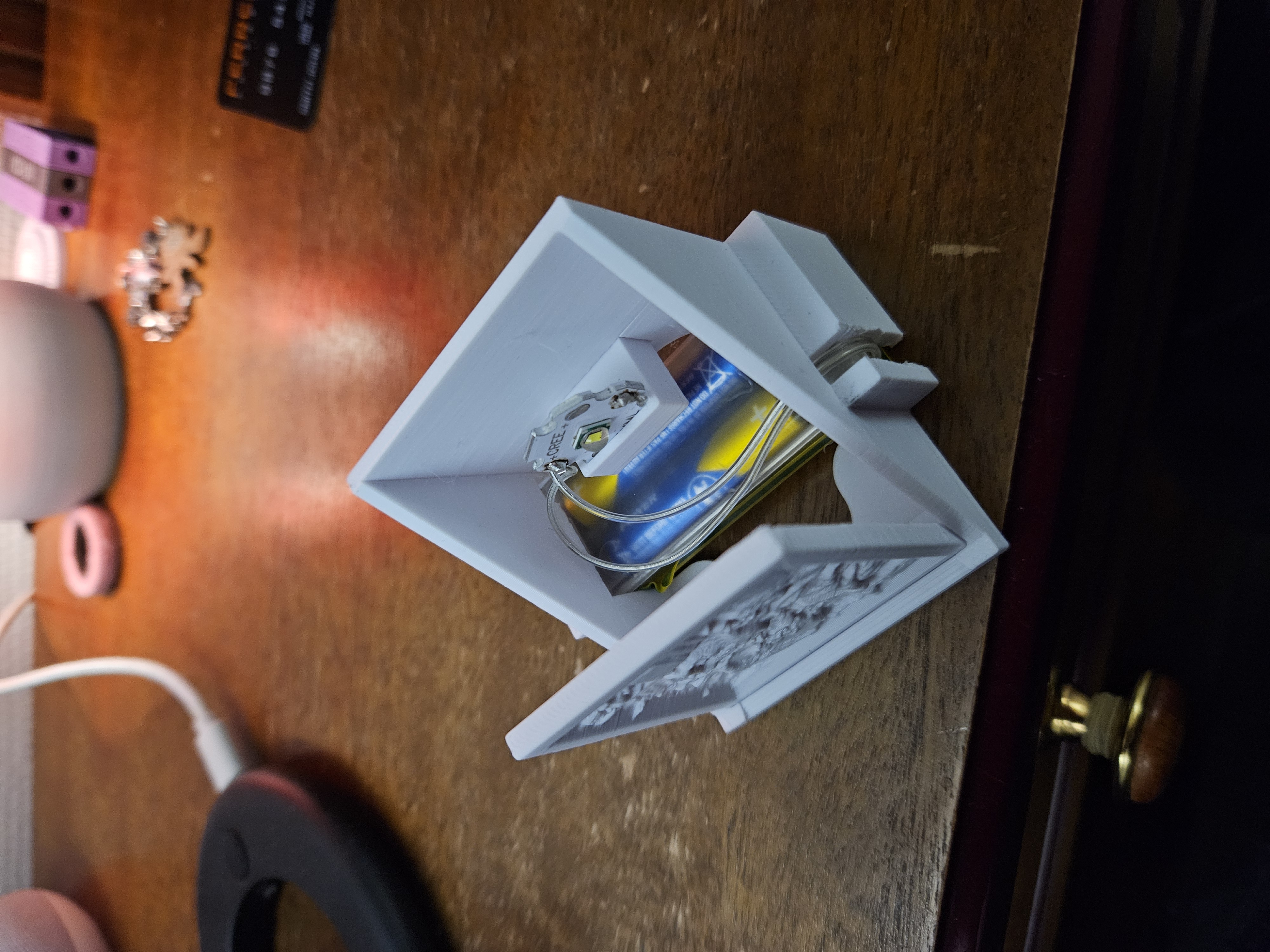 Fotball lampe innside